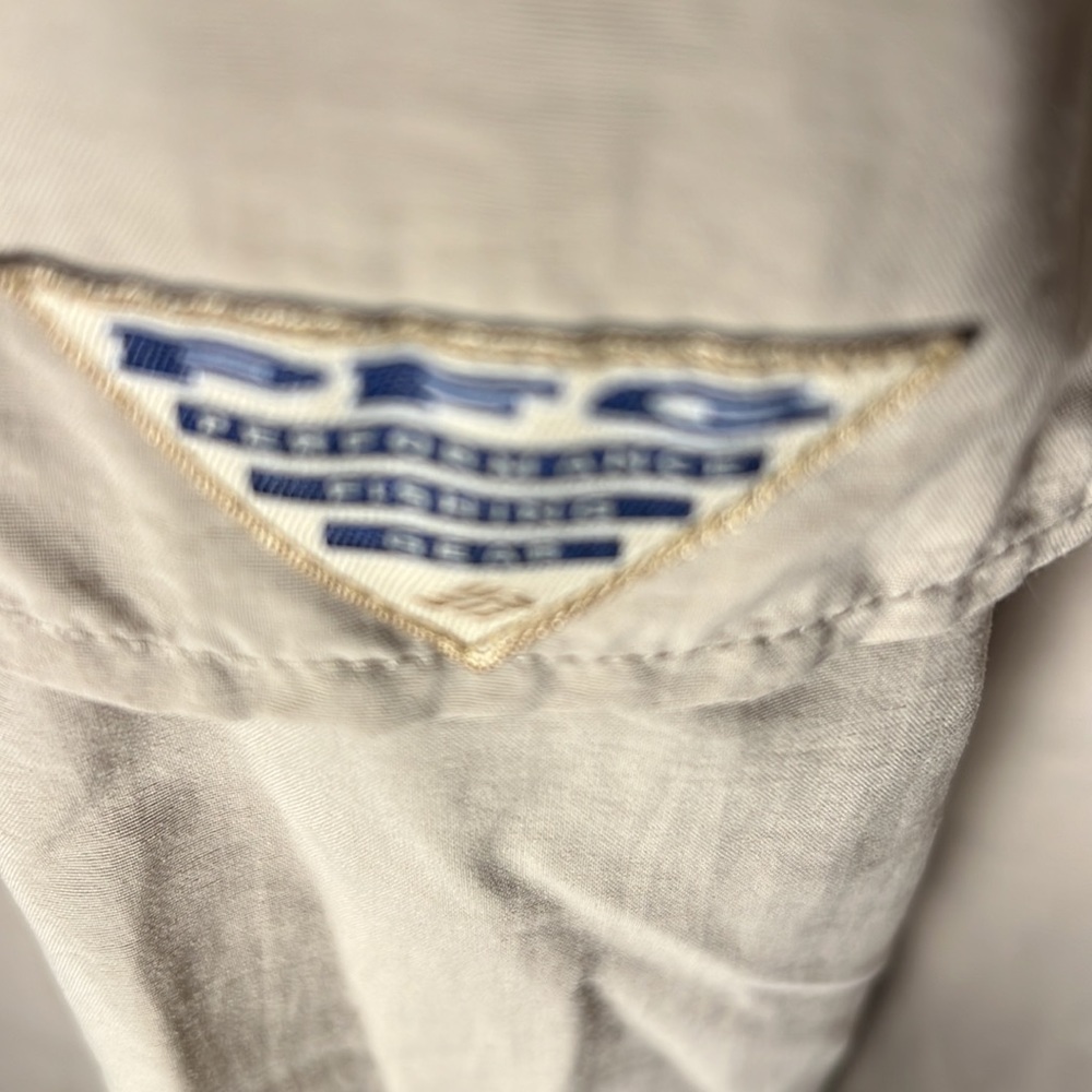 Columbia Mens LS PFG Vented Fishing Shirt Color Tan Size 5XL - Picture 5 of 5